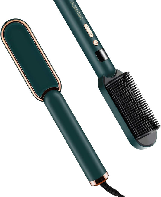 Cepillo Alisador eléctrico - Transforma tu cabello en una obra maestra de suavidad y brillo